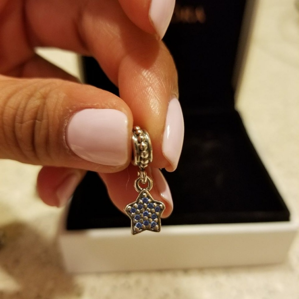Blue Star Pandora Charm